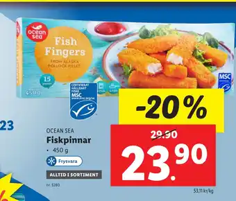 Lidl Fiskpinnar erbjuda