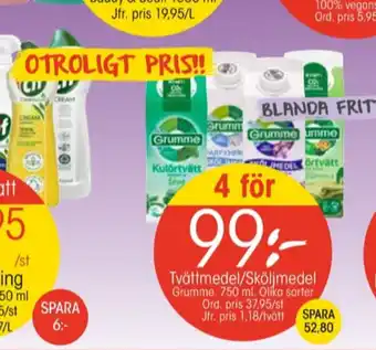 EKO Grumme tvättmedel flytande erbjuda