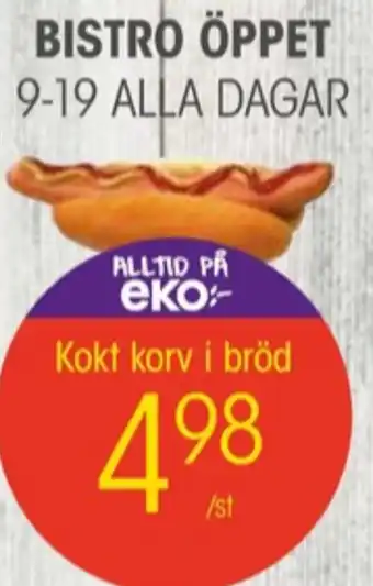 EKO Eko restaurang erbjuda