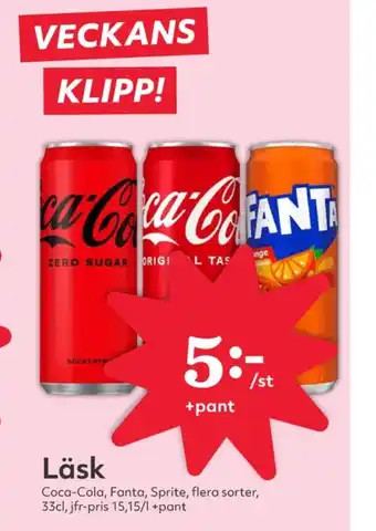 Hemköp Coca cola läskedryck erbjuda