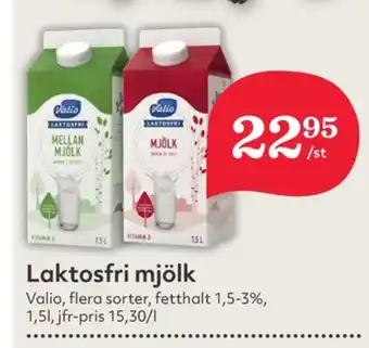 Hemköp Valio mellanmjölk erbjuda