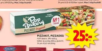 Pop pizzadeg