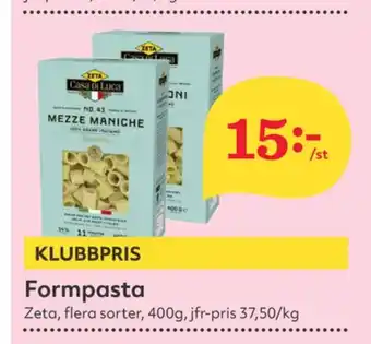 Hemköp Casa di luca pasta sorterad erbjuda