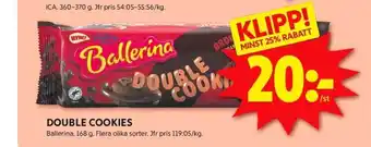 ICA Kvantum Ballerina kaffekex erbjuda