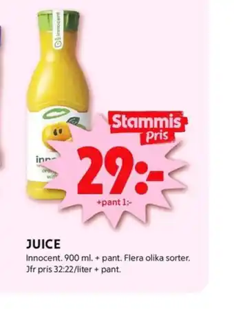 ICA Kvantum Innocent juice erbjuda