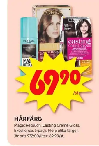 ICA Kvantum Excellence hårfärg erbjuda