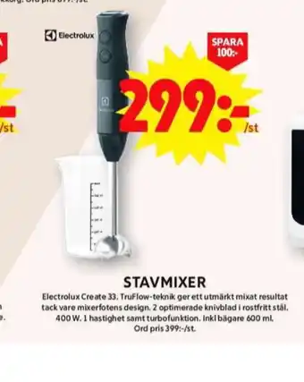 ICA Maxi Electrolux stavmixer erbjuda