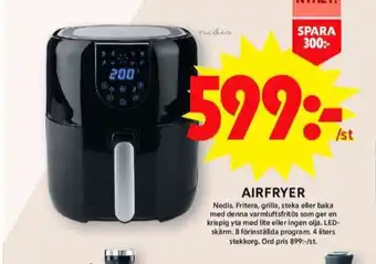ICA Maxi Nedis airfryer erbjuda