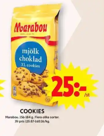 ICA Maxi Marabou cookies erbjuda