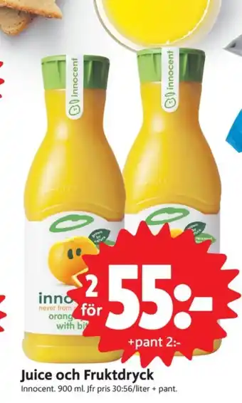 ICA Nära Innocent juice erbjuda