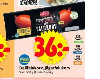 ICA Supermarket Scan deli falukorv erbjuda
