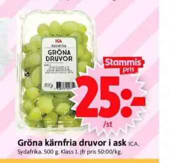 ICA Supermarket Ica vindruvor erbjuda
