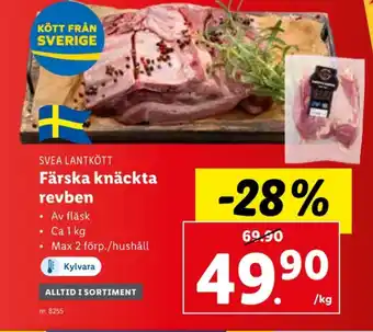 Lidl Svea lantkött revben erbjuda