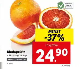 Lidl Gyllda apelsiner erbjuda