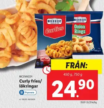 Lidl Mcennedy färdigrätter erbjuda