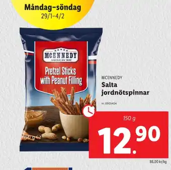 Lidl Mcennedy snacks erbjuda