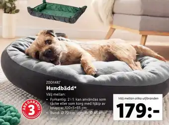 Lidl Zoofari hund-/kattsäng erbjuda
