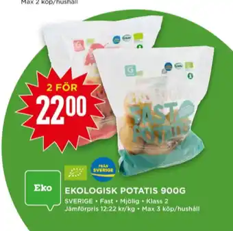 Willys Garant potatis erbjuda
