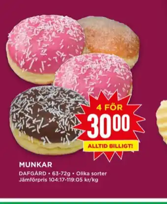 Willys Dafgårds butiksbakat kaffebröd erbjuda