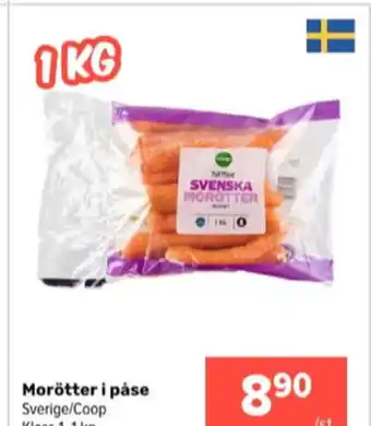 Coop Extra Coop morötter erbjuda