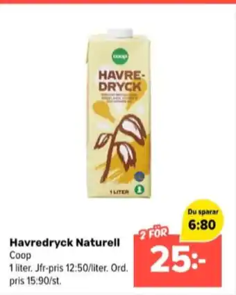 Coop Extra Coop havredryck erbjuda