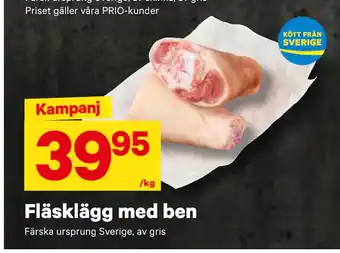 City Gross Fläsklägg med ben erbjuda