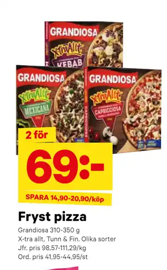 City Gross Fryst pizza erbjuda