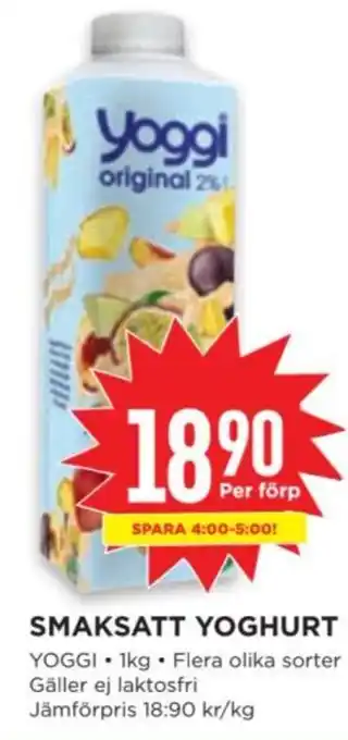 Willys SMAKSATT YOGHURT erbjuda