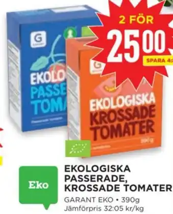 Willys EKOLOGISKA PASSERADE, KROSSADE TOMATER erbjuda