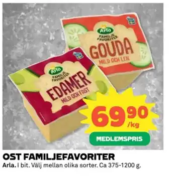 Coop OST FAMILJEFAVORITER erbjuda