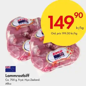 Snabbgross Lammrostbiff erbjuda