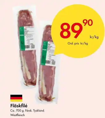Snabbgross Fläskfilé erbjuda