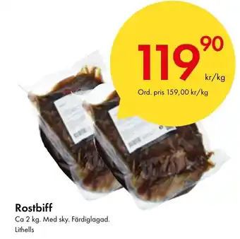 Snabbgross Rostbiff erbjuda