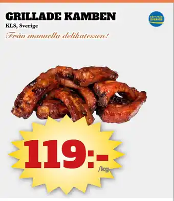 Bonum Matmarknad GRILLADE KAMBEN erbjuda