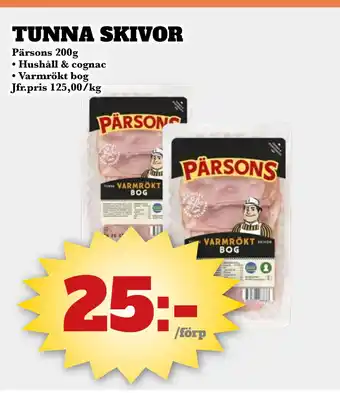 Bonum Matmarknad TUNNA SKIVOR erbjuda