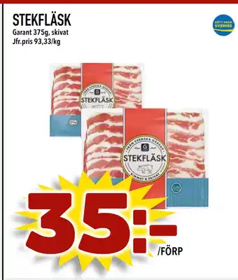 Bonum Matmarknad STEKFLÄSK erbjuda