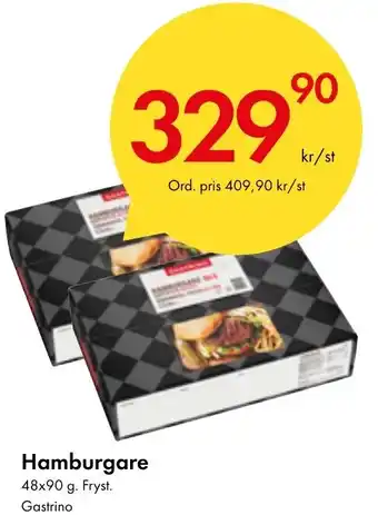 Snabbgross Hamburgare erbjuda
