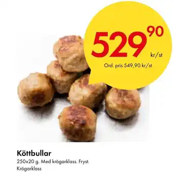 Snabbgross Köttbullar erbjuda