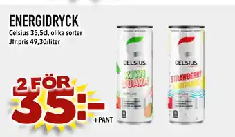 Bonum Matmarknad ENERGIDRYCK erbjuda