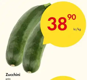 Snabbgross Zucchini erbjuda