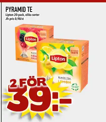 Bonum Matmarknad PYRAMID TE erbjuda