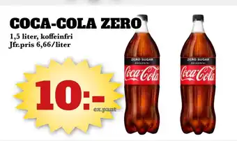 Bonum Matmarknad COCA-COLA ZERO erbjuda