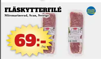 Bonum Matmarknad FLÄSKYTTERFILÉ erbjuda