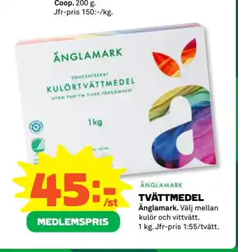 Coop Daglivs TVÄTTMEDEL erbjuda