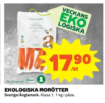 Coop Daglivs EKOLOGISKA MORÖTTER erbjuda