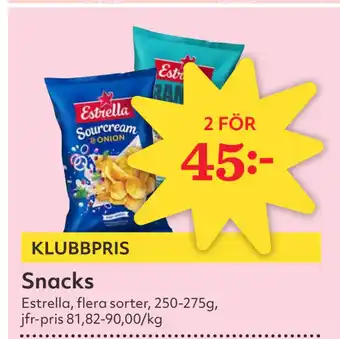 Hemköp Snacks erbjuda