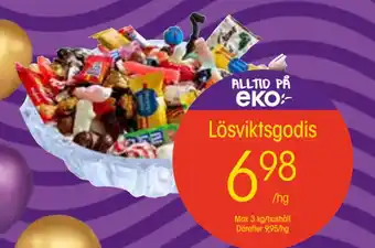 EKO Lösviktsgodis erbjuda
