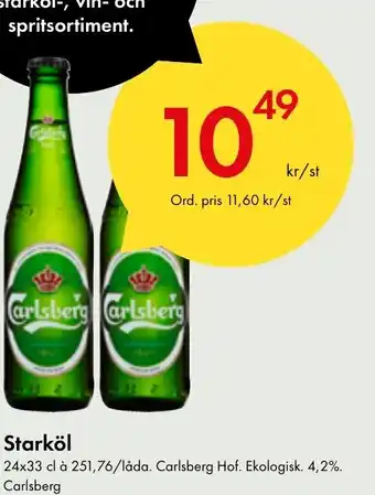 Snabbgross Starköl erbjuda
