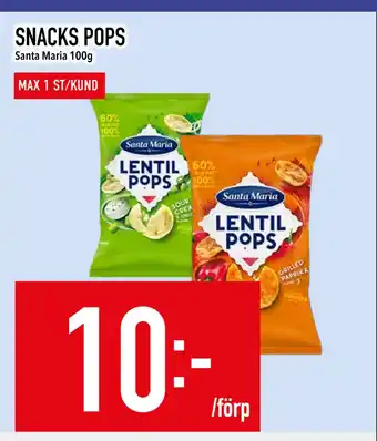 Matdax SNACKS POPS erbjuda