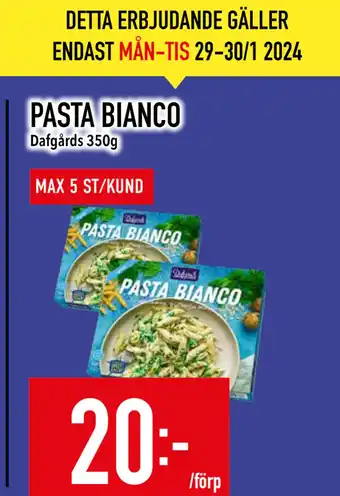Matdax PASTA BIANCO erbjuda